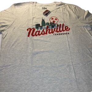 "IndyCar Nashville TN T-Shirt Men's 2XL – Gray Double-Sided Graphic Tee"